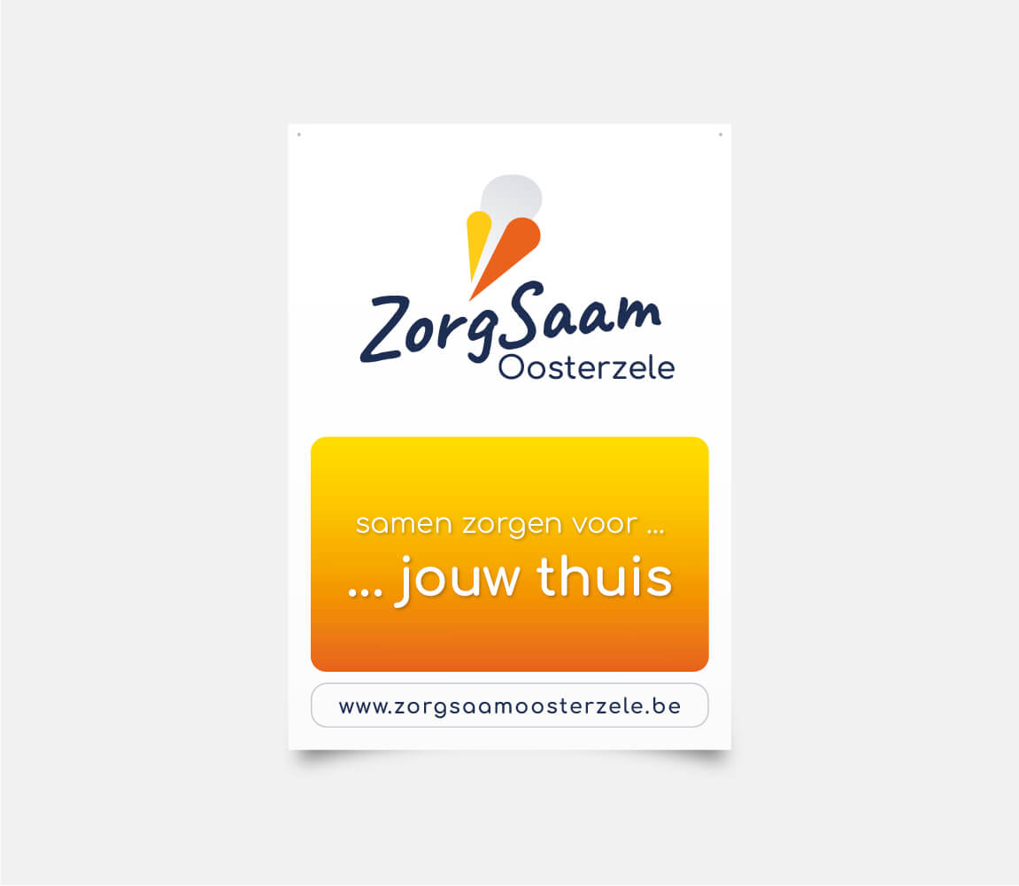 Zorgsaam Oosterzele Communicatie Affiche